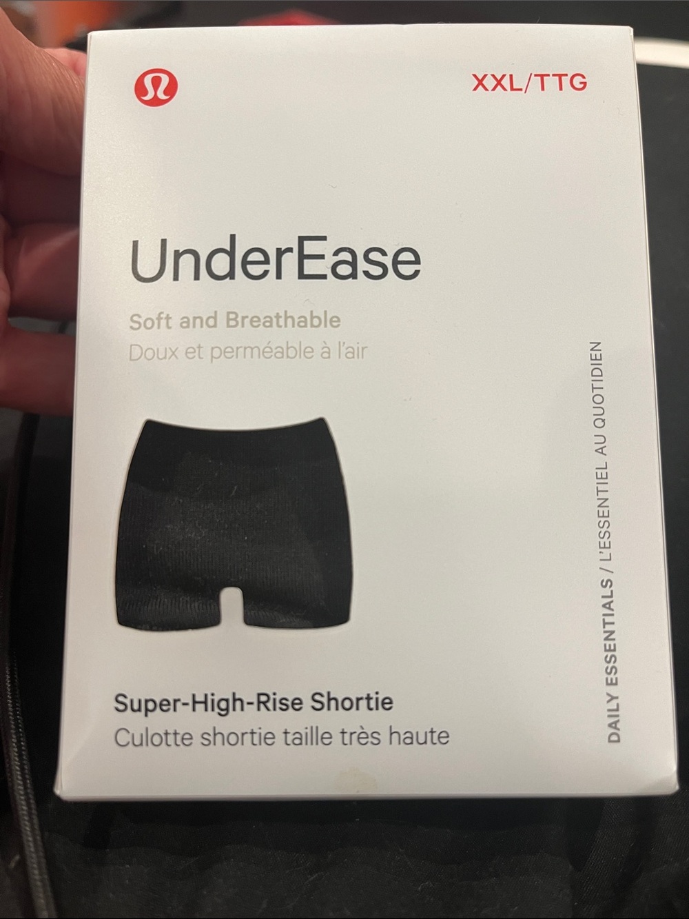 💃🏻NWB Lululemon athletica UnderEase Super-High-Rise Shortie – Black LL00